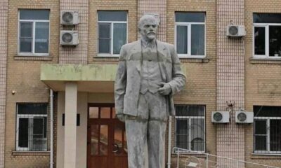 Statua di Lenin Henichesk Ucraina