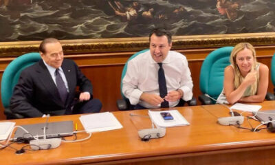 vertice centrodestra a Montecitorio Salvini Berlusconi Meloni
