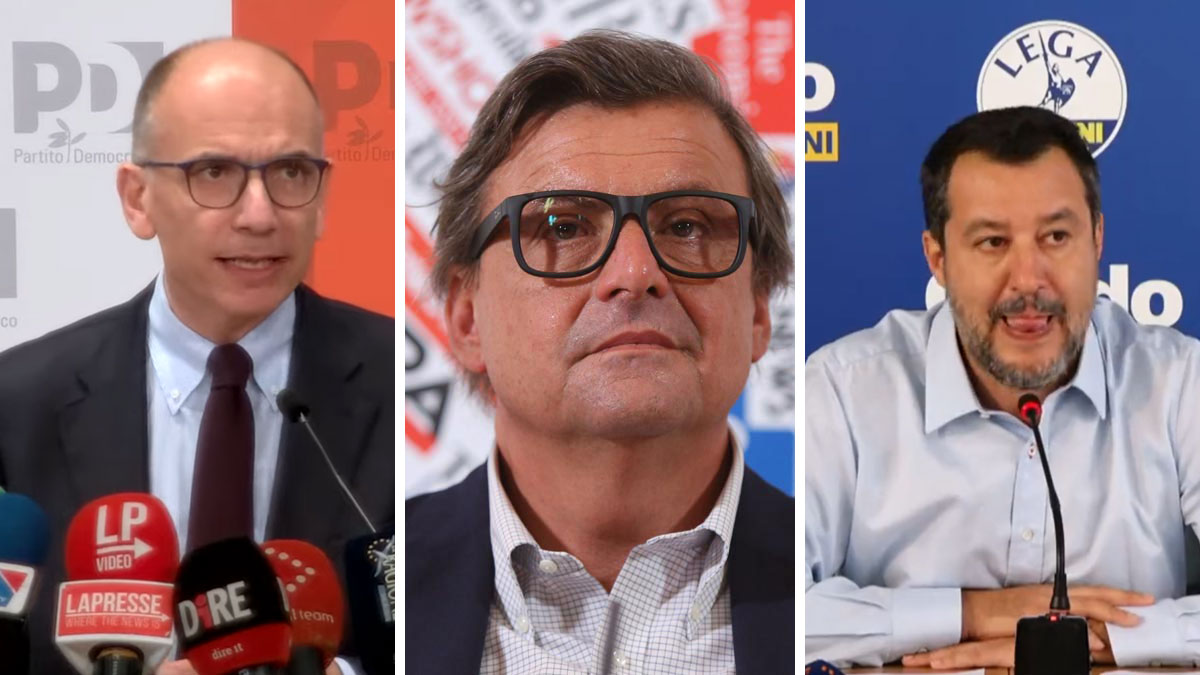 letta-calenda-salvini-reazioni-dichiarazioni-voto