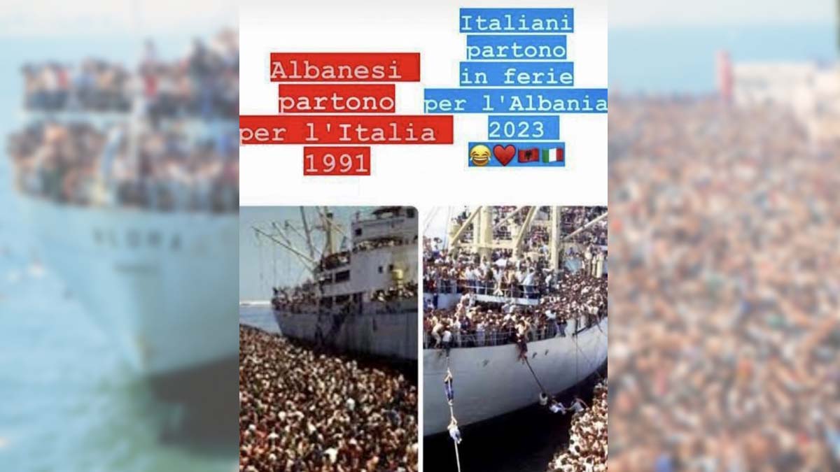ironia premier albania partenze estive migranti